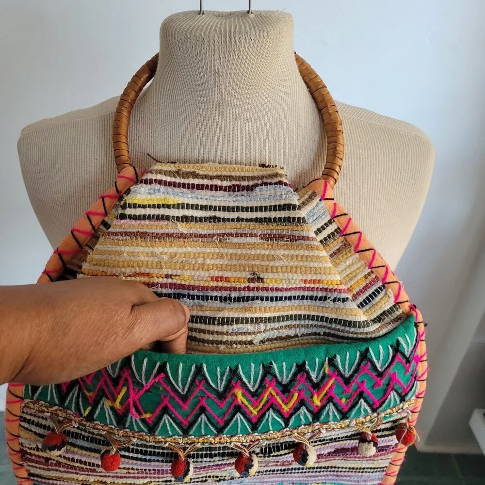 India Banjara Handcrafted Woven Boho Handbag